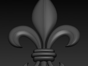 heraldic lily 3D 打印模型