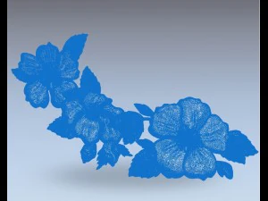 decorative branch element 3D Print Model