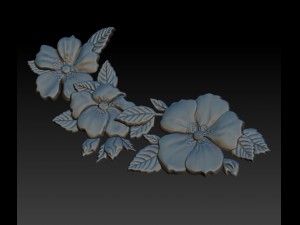 decorative branch element 3D Print Model