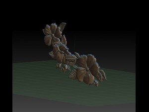 decorative branch element 3D 프린트 모델