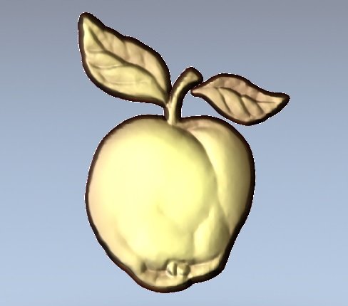 an apple 3D Model .c4d .max .obj .3ds .fbx .stl .blend 
