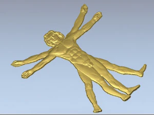 vitruvian man 3D Print Model