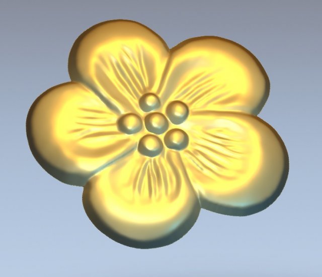 flower 3D प्रिंट मॉडल .c4d .max .obj .3ds .fbx .stl .blend 