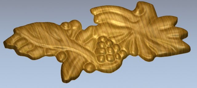 grape branch Modèles 3D en vedette .c4d .max .obj .3ds .fbx .stl .blend 