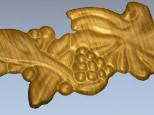 виноградная ветвь 3D Принт Модель