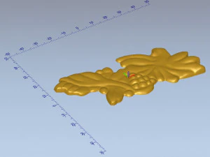 grape branch 3D Print Model