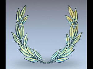 laurel wreath 3D 打印模型
