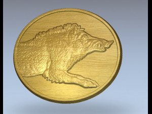 boar 3D 프린트 모델