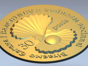 medal 30 years Model do druku 3D