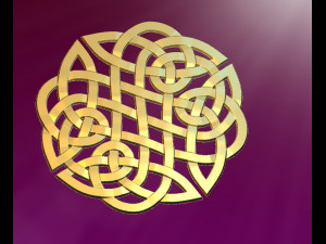 celtic ornament 3Dプリントモデル