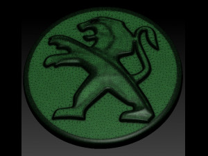 peugeot logo Modello 3D