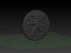 peugeot logo Modello 3D