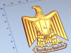 coat of arms of egypt Modèles 3D en vedette