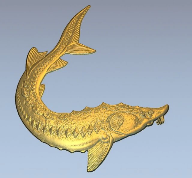 fish 3D Print Model .c4d .max .obj .3ds .fbx .stl .blend 