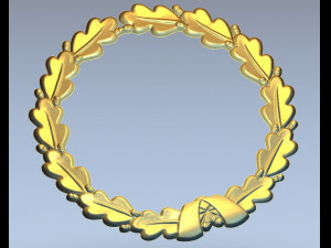 oak wreath 3D प्रिंट मॉडल