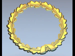 coroa de carvalho Modelo de Impressão 3D