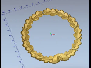oak wreath 3D Print Model