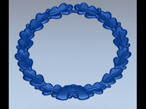 oak wreath 3D 打印模型