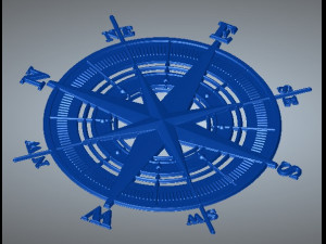 wind rose 3D प्रिंट मॉडल