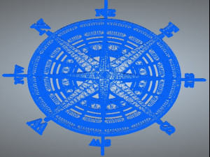wind rose 3D प्रिंट मॉडल