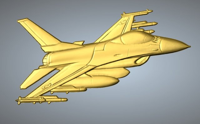 Airplane 2 Modelo de impresión 3D .c4d .max .obj .3ds .fbx .stl .blend 