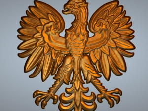 Emblem Poland Modelo de Impressão 3D