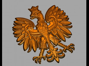 Emblem Poland 3D प्रिंट मॉडल