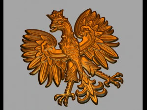 Emblem Poland 3D Print Model