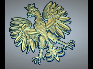 Emblem Poland 3D Print Model