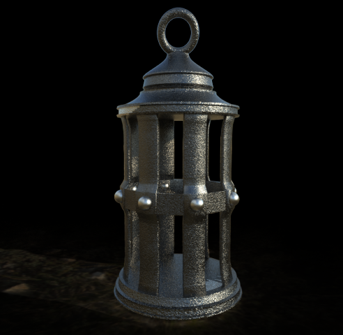 lantern Model 3D .c4d .max .obj .3ds .fbx .stl .blend 