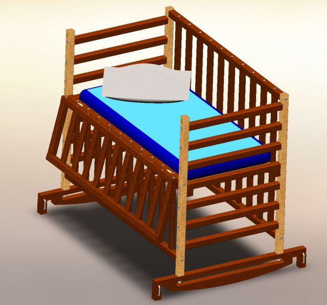 cot Modèle 3D .c4d .max .obj .3ds .fbx .stl .blend 