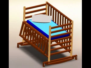खाट 3D मॉडल