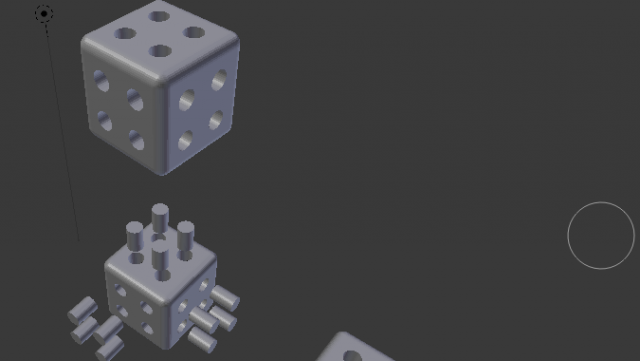 cubo ensamblado 3D Model .c4d .max .obj .3ds .fbx .stl .blend