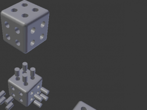 cubo ensamblado 3D Model