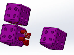 cubo ensamblado 3D Model