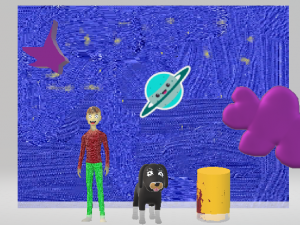 the boy and the dog 3D Модель