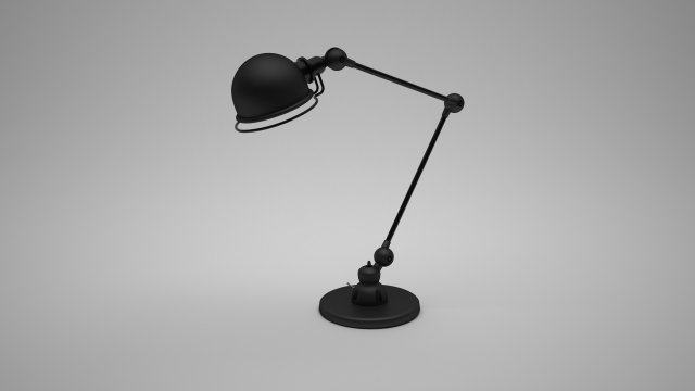 jielde bureau lamp 3D Model .c4d .max .obj .3ds .fbx .stl .blend 