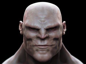 human evil face 3D मॉडल