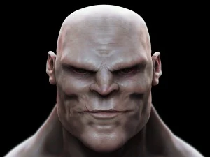 human evil face 3D Model