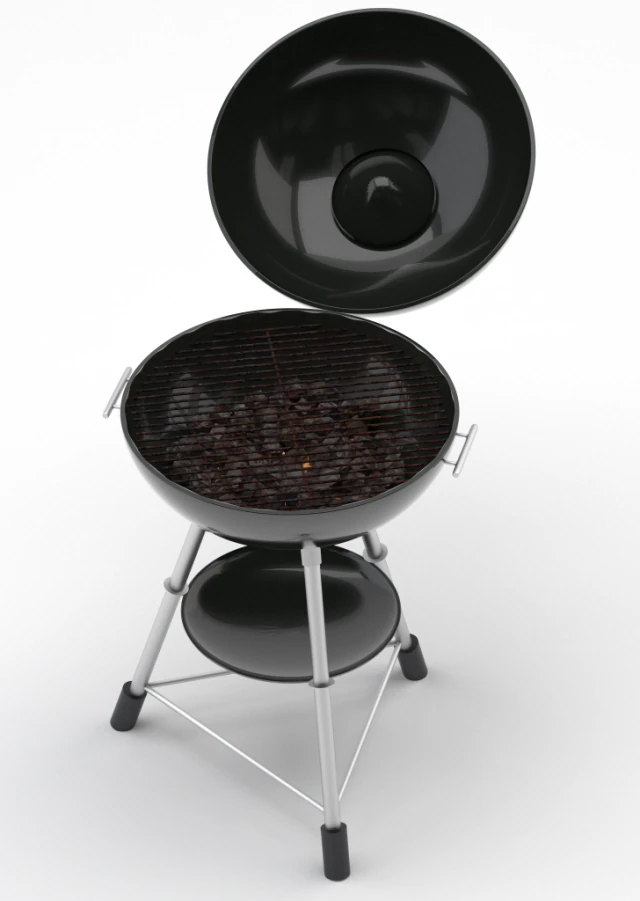 barbeque bbq 3D Model .c4d .max .obj .3ds .fbx .stl .blend 