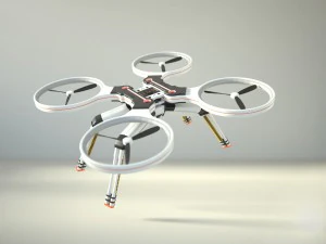 scifi concept drone robot 3D Model