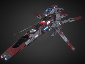 x-fighter Modello 3D