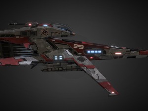 x-fighter Modello 3D