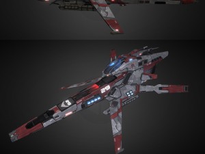 x-fighter Modello 3D