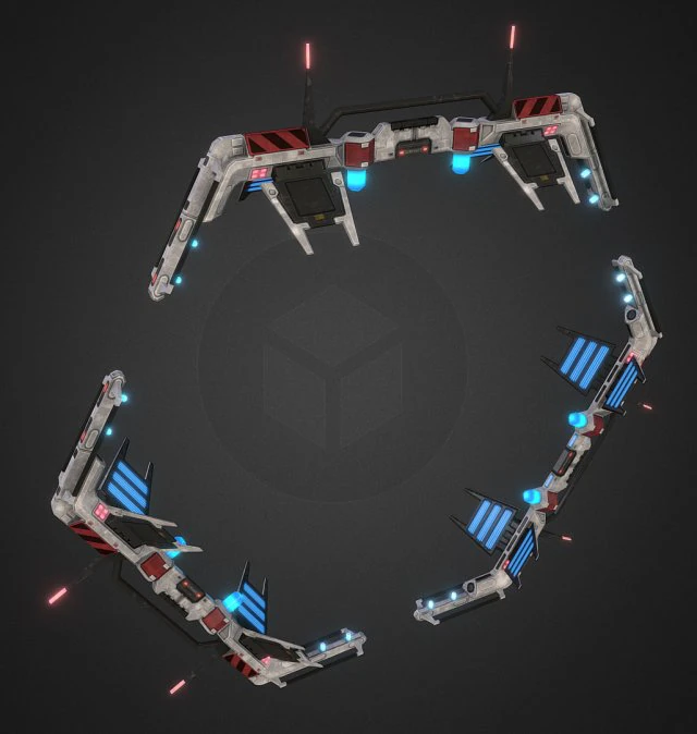 anomaly gate 3D Model .c4d .max .obj .3ds .fbx .stl .blend 