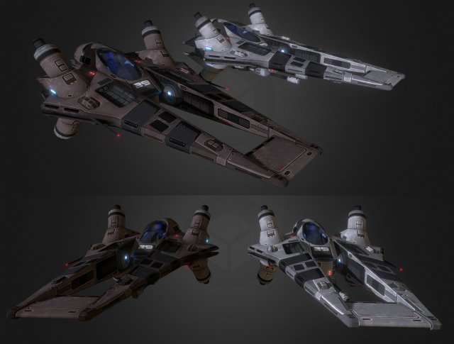 a-fighter 3D 模型 .c4d .max .obj .3ds .fbx .stl .blend