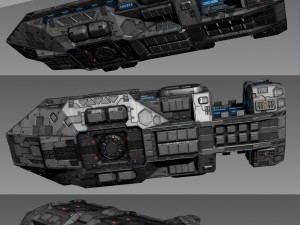 ship3pike Model 3D