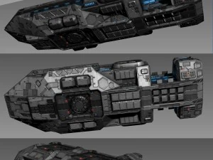 ship3pike 3D Model
