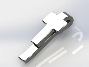 3d baskı &ccedil;apraz kolye 3D Baskı Modeli