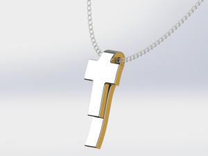 3d print cross pendant 3D 프린트 모델